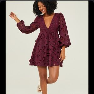 Greer Floral Lace Dress